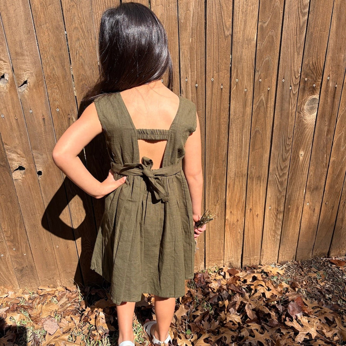 Wildflower Dress for Girls | Floral Dress for Kids – Kids Frocks & Dresses on Brown Living™. SKU: SS-02-0001_6-12M. Img 3.