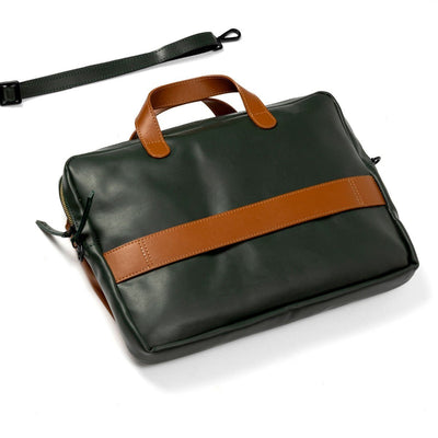 Willow Vegan Leather Laptop Sleeve - Black – Laptop Sleeve on Brown Living™. SKU: LSGH2025_5003n. Img 10.