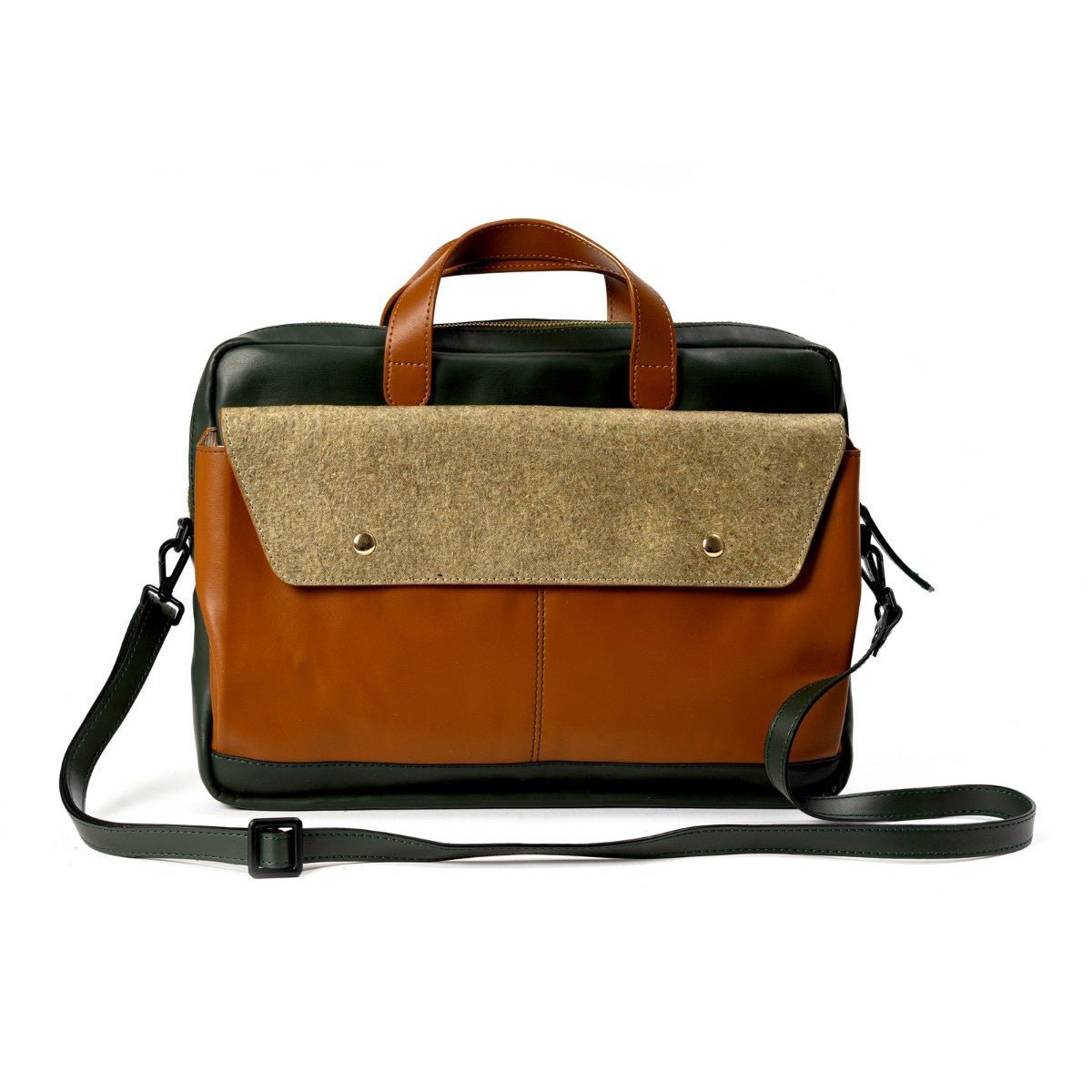 Willow Vegan Leather Laptop Sleeve - Black – Laptop Sleeve on Brown Living™. SKU: LSGH2025_5004n. Img 11.