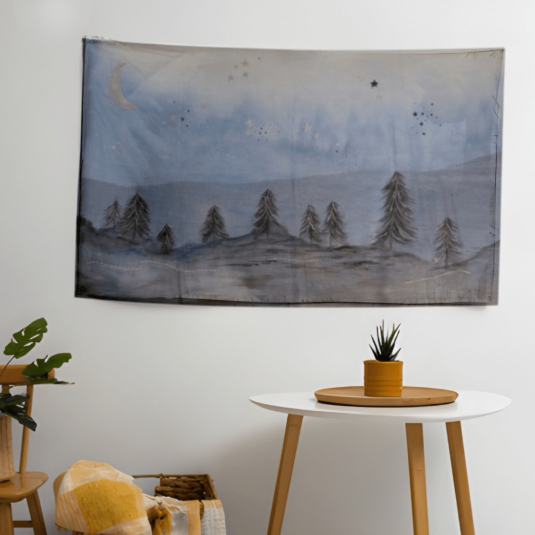Winter Calm Tapestry | Wall Hanging – Wall Decor on Brown Living™. SKU: TA01. Img 1.