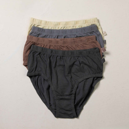 Women Hipster - Plant Dyed - Toxin Free - Anti - Microbial - Pack of 2 – Womens Underwear on Brown Living™. SKU: BVW003BMGXL. Img 1.