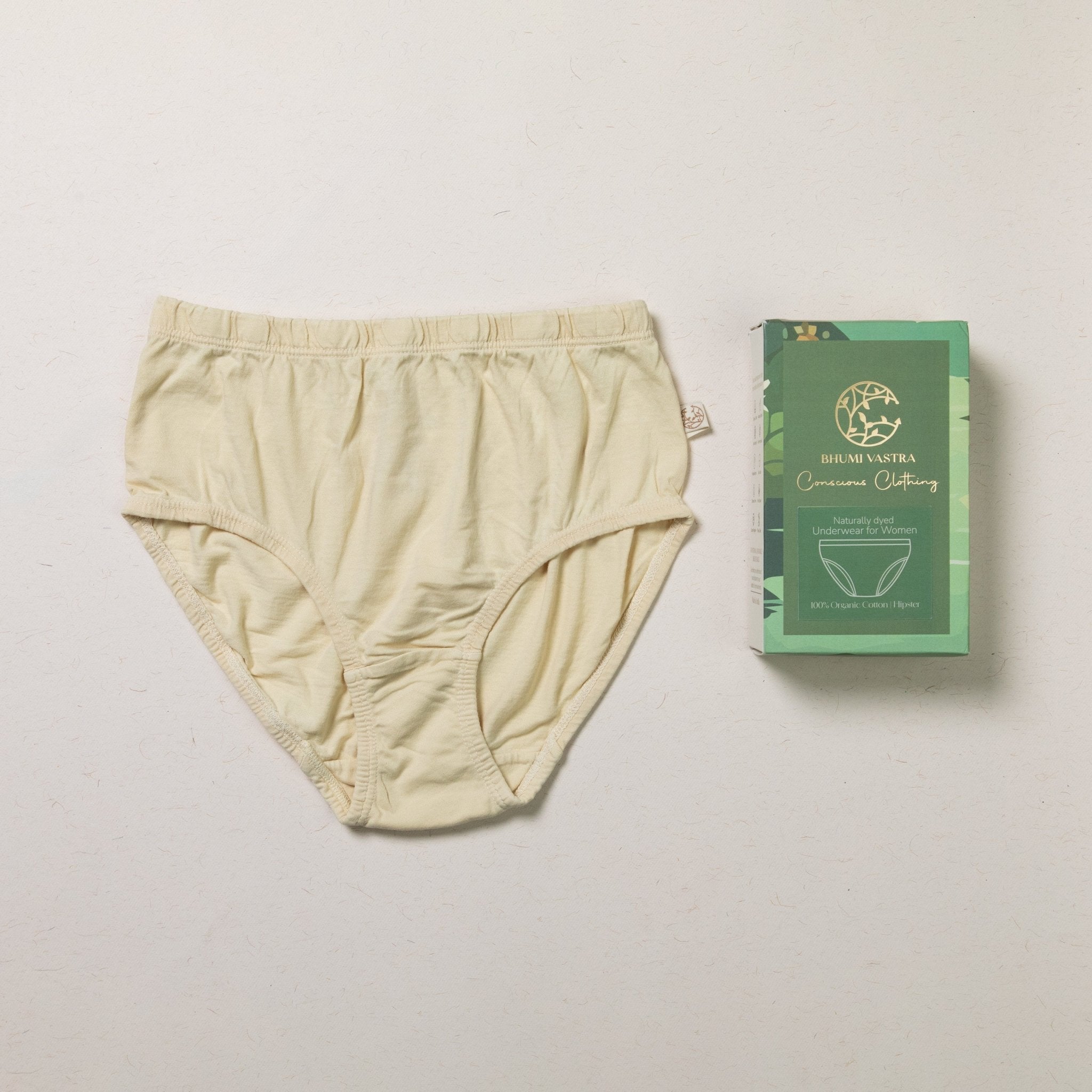Women Hipster - Plant Dyed - Toxin Free - Anti - Microbial - Pack of 2 – Womens Underwear on Brown Living™. SKU: BVW003YIGXS. Img 9.