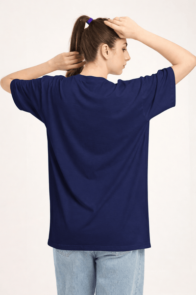 Women Oversized Bamboo Plain T-Shirt – Soft, Breathable & Sustainable – Womens T-Shirt on Brown Living™. SKU: W-PLAIN-OVERSIZ-GRAY-M. Img 24.