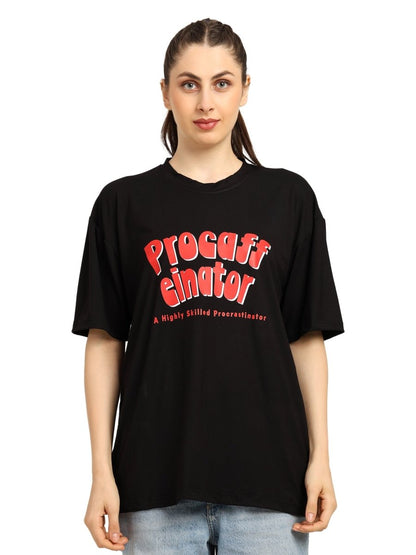 Women Oversized Bamboo T-Shirt – Soft, Breathable & Sustainable Fit – Womens T-Shirt by Bamboology available on Brown Living™. Black S. SKU: WOMEN - PROCUFF - BLK - S. Img 12.