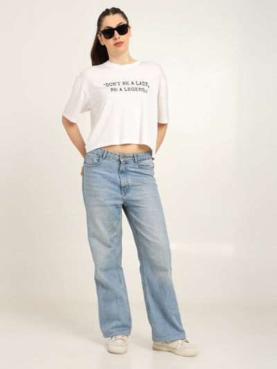 Women Oversized Bamboo T-Shirt – Soft, Breathable & Sustainable Fit – Womens T-Shirt by Bamboology available on Brown Living™. White S. SKU: LADY - LEGEND - WHIT - S. Img 8.