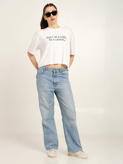 Women Oversized Bamboo T-Shirt – Soft, Breathable & Sustainable Fit – Womens T-Shirt by Bamboology available on Brown Living™. White S. SKU: LADY - LEGEND - WHIT - S. Img 8.