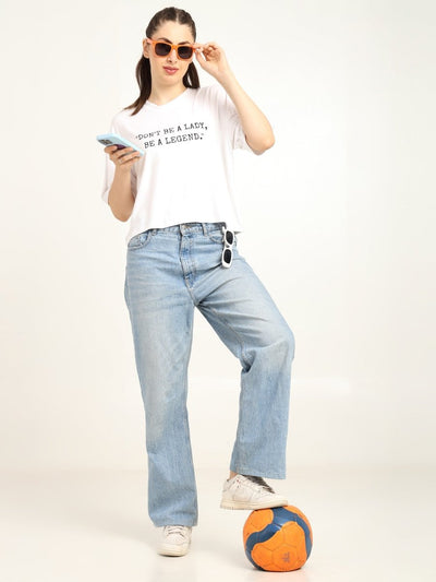 Women Oversized Bamboo T-Shirt – Soft, Breathable & Sustainable Fit – Womens T-Shirt by Bamboology available on Brown Living™. White S. SKU: LADY - LEGEND - WHIT - S. Img 11.