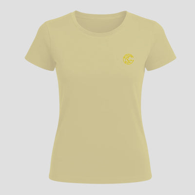 Women Tshirt - Organic - Plant Dyed - Toxin Free - Anti - Microbial – Womens T-Shirt on Brown Living™. SKU: BVW014SY. Img 3.
