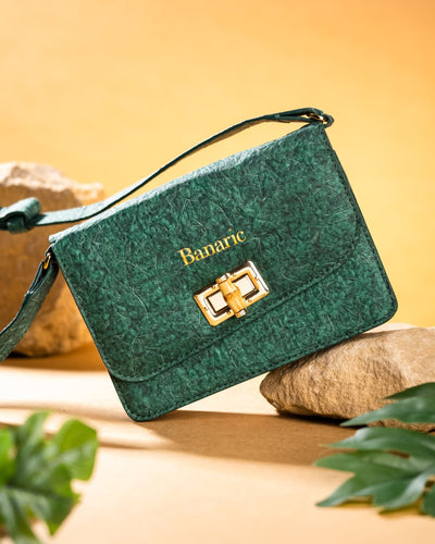 Womens Banaric Mini Hand Bag | Compact Everyday Carry Bag – Womens Handbag on Brown Living™. SKU: RCBAGBANARIC03_Green. Img 7.