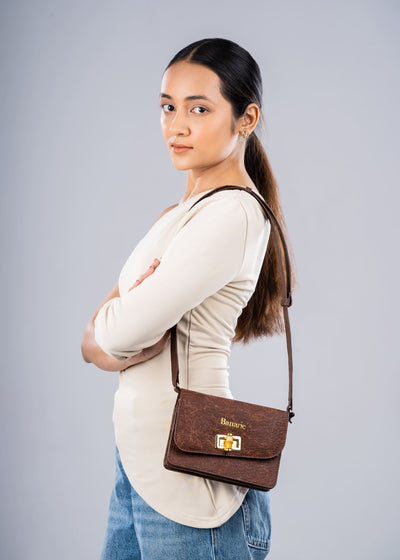 Womens Banaric Mini Hand Bag | Compact Everyday Carry Bag – Womens Handbag on Brown Living™. SKU: RCBAGBANARIC03. Img 9.