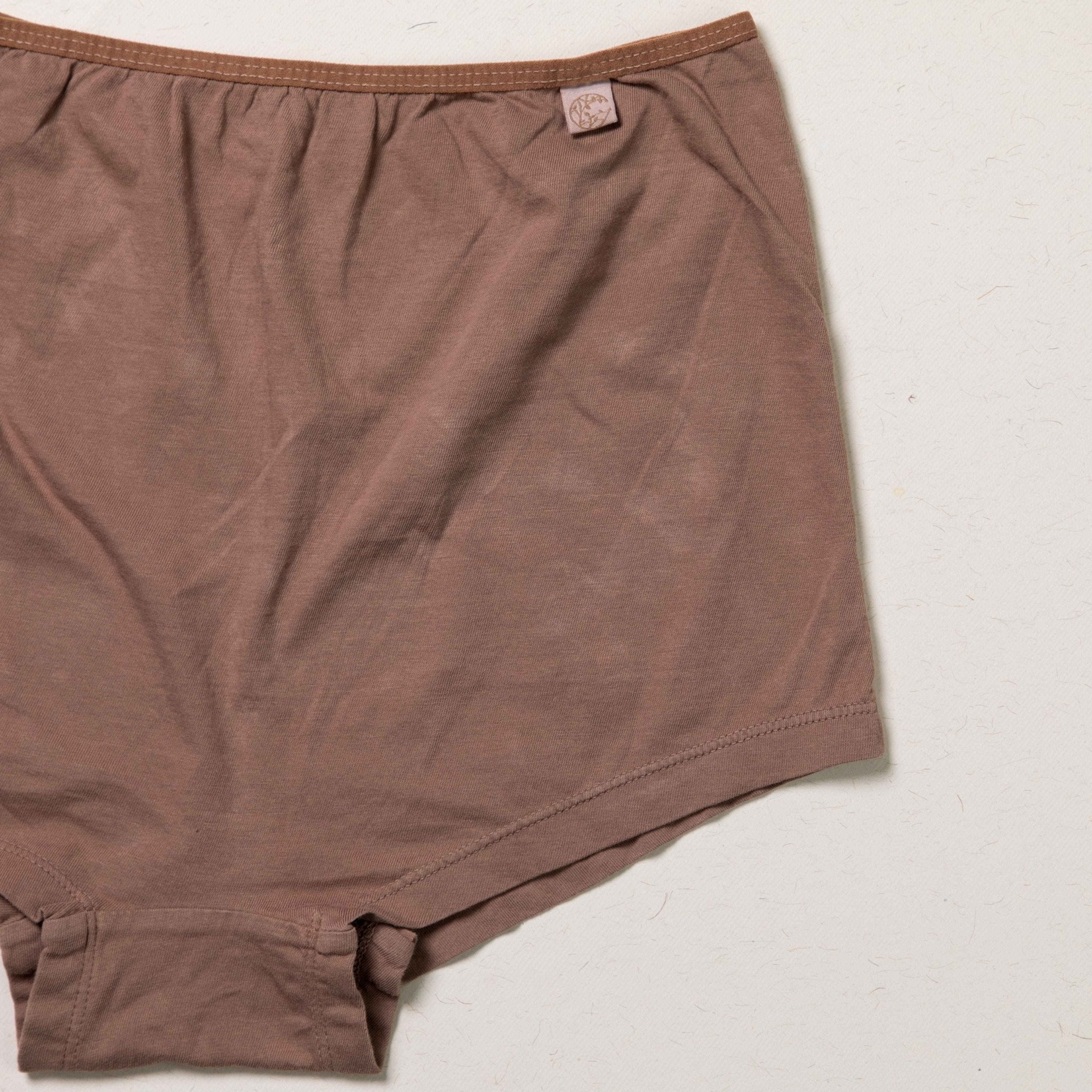 Women’s Boy - Shorts – Plant Dyed, Anti - Microbial, High Coverage – Womens Underwear on Brown Living™. SKU: BVW005BS. Img 12.