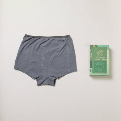 Women’s Boy - Shorts – Plant Dyed, Anti - Microbial, High Coverage – Womens Underwear on Brown Living™. SKU: BVW005MGS. Img 3.