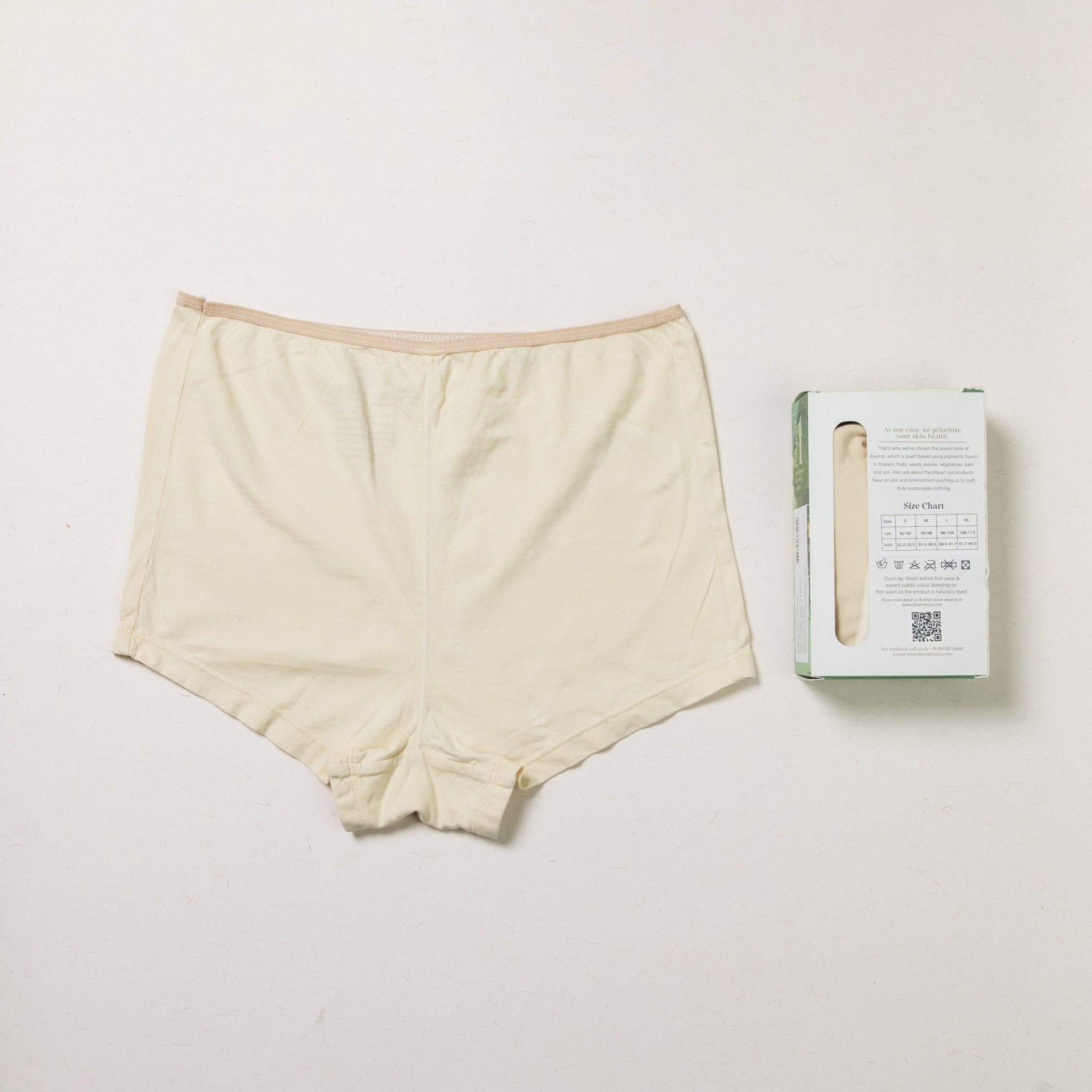 Women’s Boy - Shorts – Plant Dyed, Anti - Microbial, High Coverage – Womens Underwear on Brown Living™. SKU: BVW005YXL. Img 5.