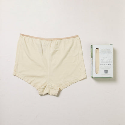 Women’s Boy - Shorts – Plant Dyed, Anti - Microbial, High Coverage – Womens Underwear on Brown Living™. SKU: BVW005YXL. Img 5.
