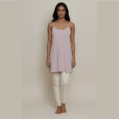 Women’s Cami Top | Mid Length | Soft Bamboo with Spandex – Womens Blouse on Brown Living™. SKU: 6116036-4m. Img 1.