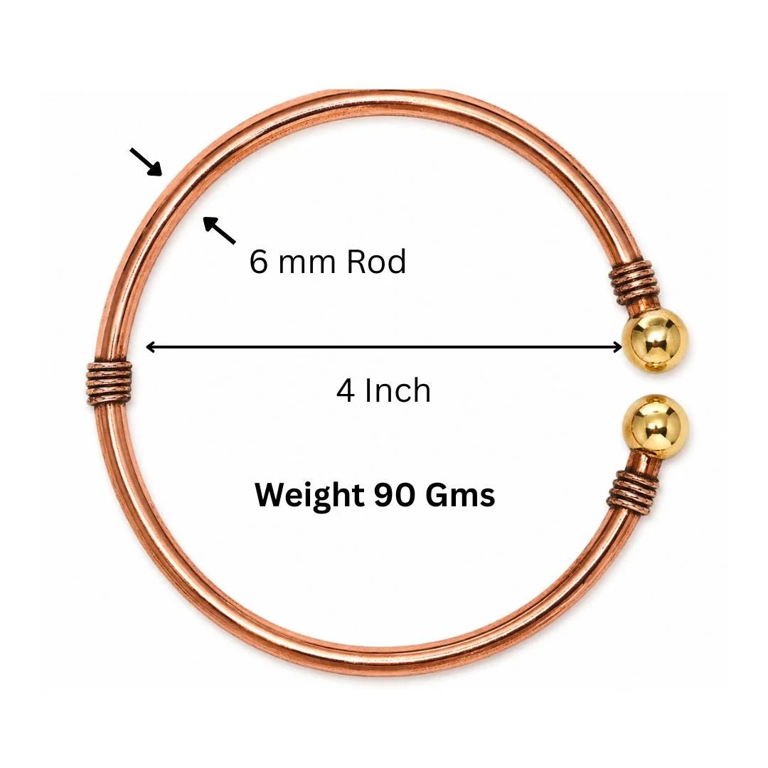 Women's Copper Anklet and Armlet Jewellery Set – Womens Anklets on Brown Living™. SKU: CUFF-COPPER-ANKLET. Img 3.