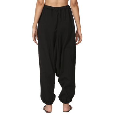 Women's Harem Pant | Black | Fits Waist Size 28" to 36" – Womens Pants on Brown Living™. SKU: BT01025. Img 5.