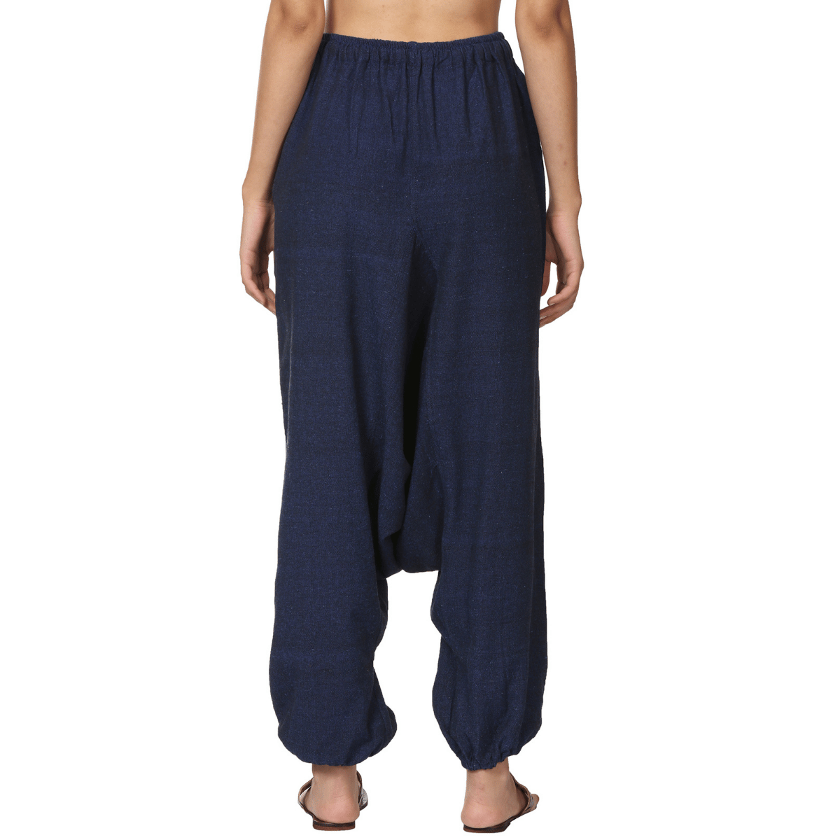 Women's Harem Pant | Dark Blue | Fits Waist Size 28" to 36" – Womens Pants by Hope - House of Pure Eco available on Brown Living™. . SKU: BT01021. Img 6.