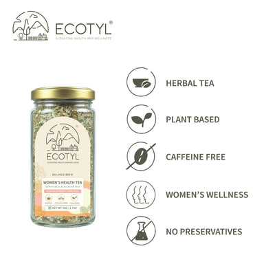 Women's Health Tea | Hormonal Balance | Herbal Tea | 50g – Tea on Brown Living™. SKU: ECOTYL00060. Img 3.