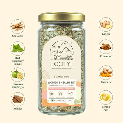 Women's Health Tea | Hormonal Balance | Herbal Tea | 50g – Tea on Brown Living™. SKU: ECOTYL00060. Img 1.