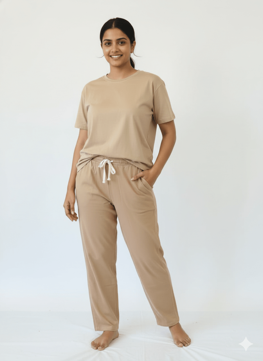 Women's Herbal - Infused Yoga Crew Tee & Without Print T-shirt – Womens Blouse on Brown Living™. SKU: 3116007-001-04. Img 7.