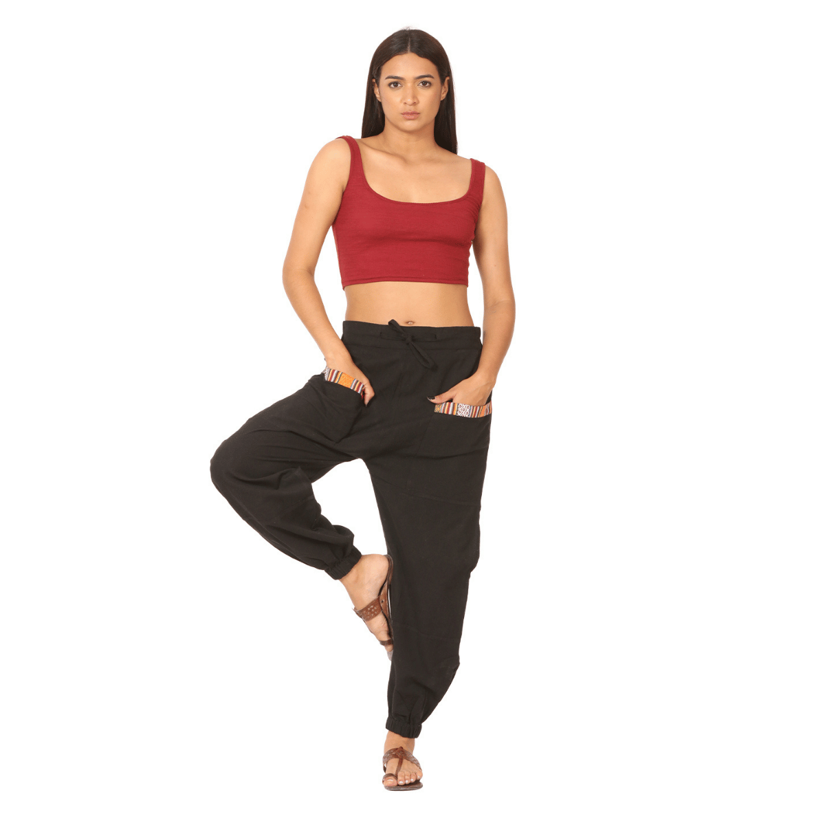 Women's Hopper | Black | Fits Waist Sizes 28 to 38 Inches – Womens Pyjamas by Hope - House of Pure Eco available on Brown Living™. . SKU: HOP - BT25. Img 4.