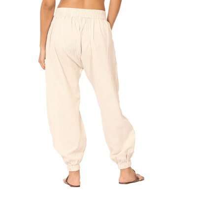 Women's Hopper | Cream | Fits Waist Sizes 28 to 38 Inches – Womens Pyjamas on Brown Living™. SKU: HOP - BT22. Img 5.