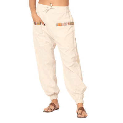 Women's Hopper | Cream | Fits Waist Sizes 28 to 38 Inches – Womens Pyjamas on Brown Living™. SKU: HOP - BT22. Img 1.
