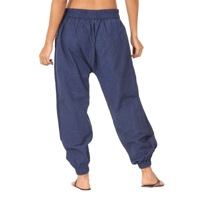 Women's Hopper | Dark Blue | Fits Waist Sizes 28 to 38 Inches – Womens Pyjamas on Brown Living™. SKU: HOP - BT21. Img 13.