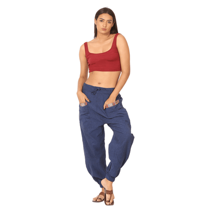 Women's Hopper | Dark Blue | Fits Waist Sizes 28 to 38 Inches – Womens Pyjamas by Hope - House of Pure Eco available on Brown Living™. . SKU: HOP - BT21. Img 2.
