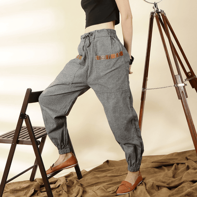 Women's Hopper | Grey | Fits Waist Sizes 28 to 38 Inches – Womens Pyjamas on Brown Living™. SKU: HOP - BT23. Img 9.