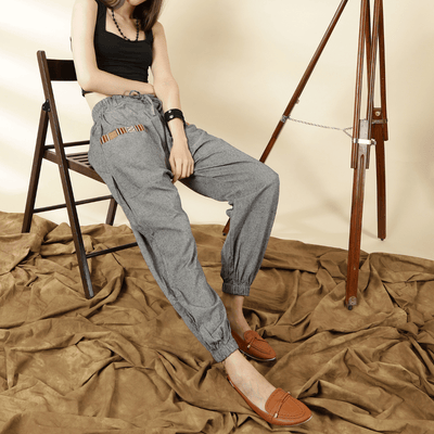 Women's Hopper | Grey | Fits Waist Sizes 28 to 38 Inches – Womens Pyjamas on Brown Living™. SKU: HOP - BT23. Img 7.