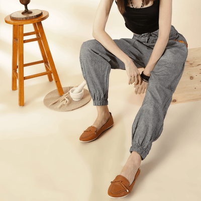 Women's Hopper | Grey | Fits Waist Sizes 28 to 38 Inches – Womens Pyjamas on Brown Living™. SKU: HOP - BT23. Img 5.