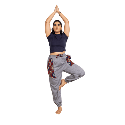 Women's Hopper Joggers | Grey With Pocket Patch | Fits Waist Sizes 30 to 38 Inches – Womens Pants by Hope - House of Pure Eco available on Brown Living™. . SKU: H - 1_w13. Img 6.