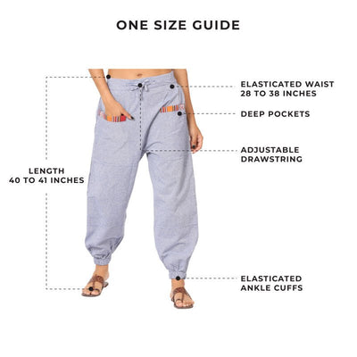 Women's Hopper | Lavender Blue | Fits Waist Sizes 28 to 38 Inches – Womens Pyjamas on Brown Living™. SKU: HOP - BT41. Img 9.