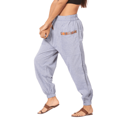 Women's Hopper | Lavender Blue | Fits Waist Sizes 28 to 38 Inches – Womens Pyjamas on Brown Living™. SKU: HOP - BT41. Img 4.
