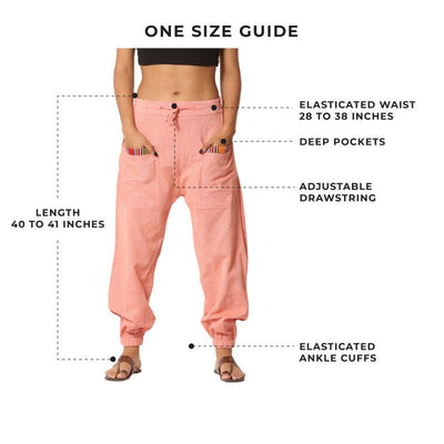 Women's Hopper | Orange | Fits Waist Sizes 28 to 38 Inches – Womens Pyjamas on Brown Living™. SKU: HOP - BT42. Img 9.