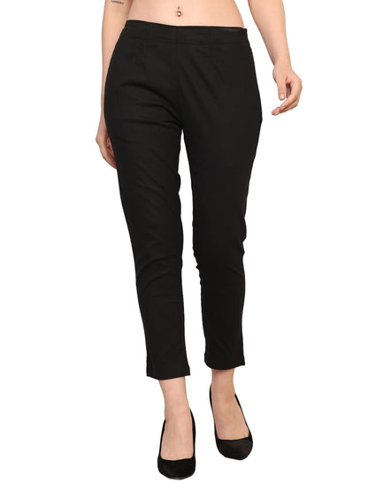 Women’s Linen Cotton Palazzo Pants – Womens Pants on Brown Living™. SKU: PALAZZO-PANT-BLACK-M. Img 20.