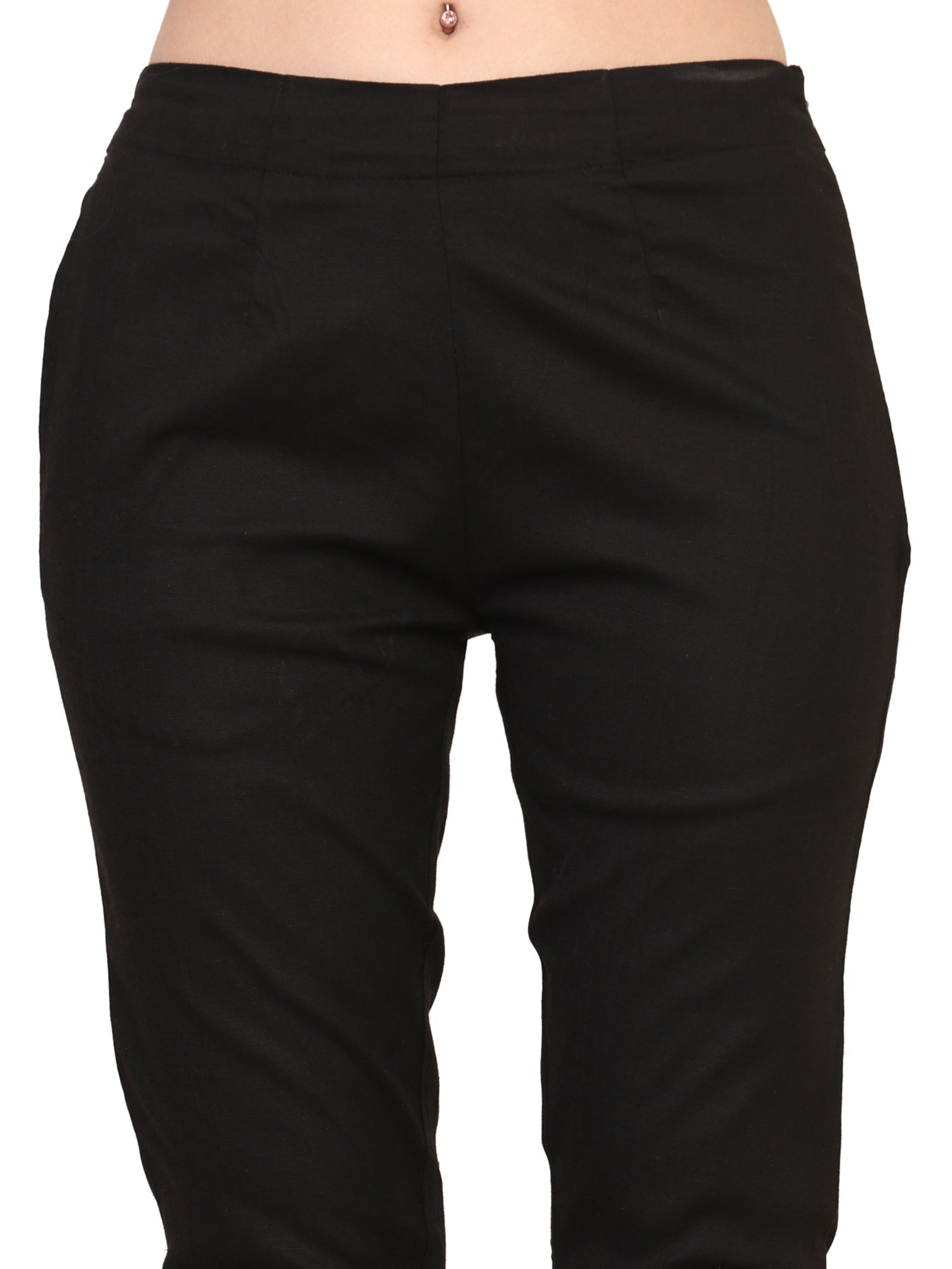 Women’s Linen Cotton Palazzo Pants – Womens Pants on Brown Living™. SKU: PALAZZO-PANT-BLACK-M. Img 23.