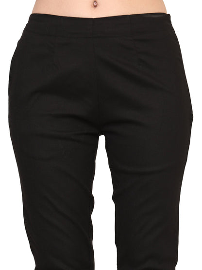 Women’s Linen Cotton Palazzo Pants – Womens Pants on Brown Living™. SKU: PALAZZO-PANT-BLACK-M. Img 23.