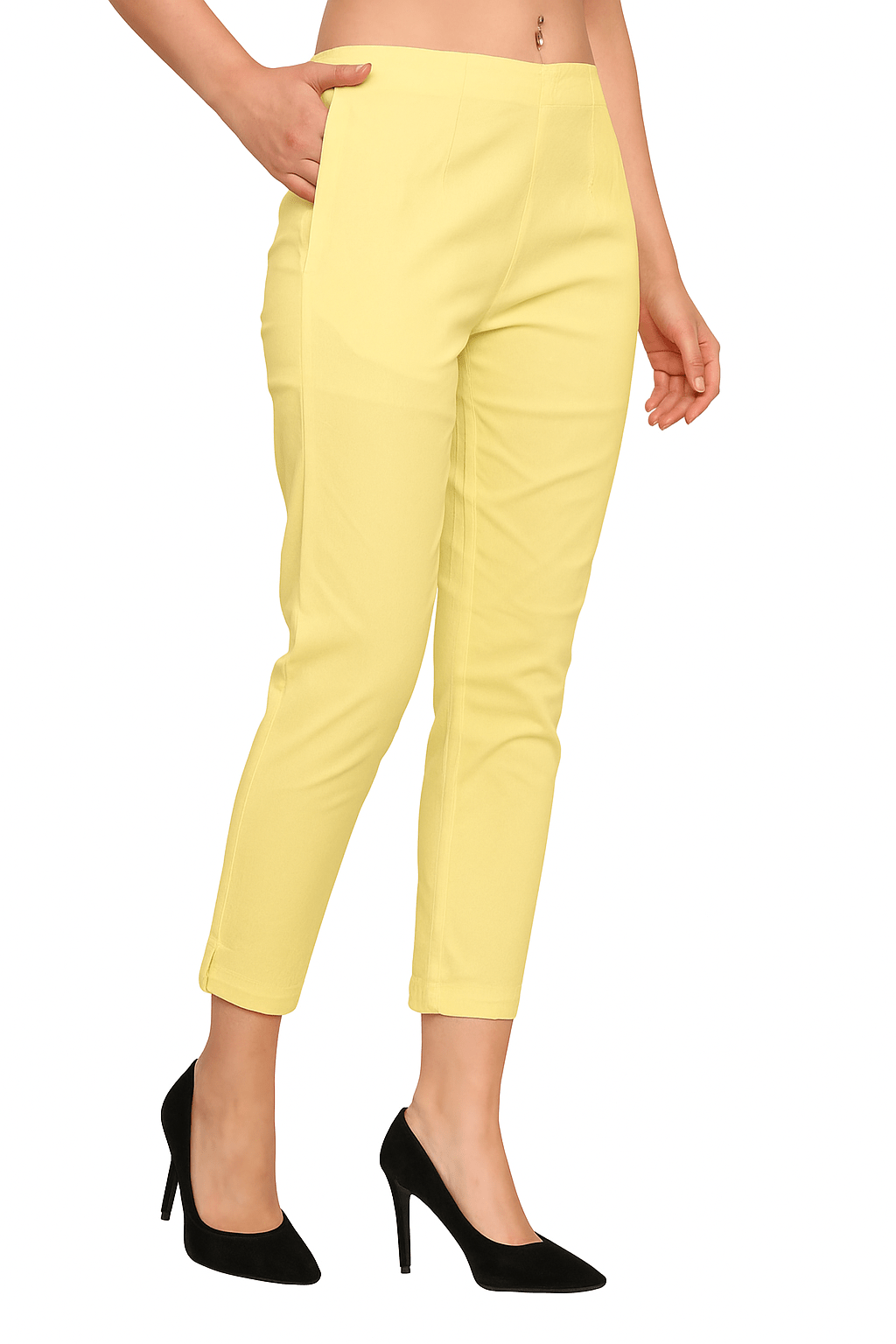 Women’s Linen Cotton Palazzo Pants – Womens Pants on Brown Living™. SKU: PALAZZO-PANT-BLU-M. Img 37.