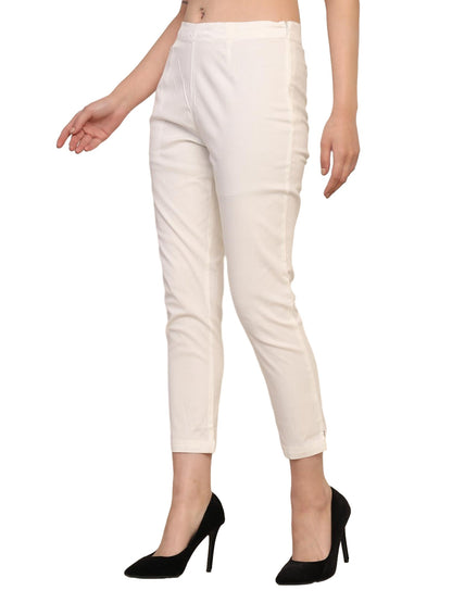 Women’s Linen Cotton Palazzo Pants – Womens Pants on Brown Living™. SKU: PALAZZO-PANT-WHIT-M. Img 9.