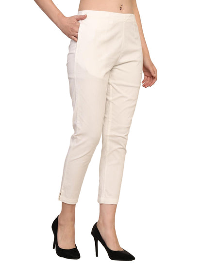 Women’s Linen Cotton Palazzo Pants – Womens Pants on Brown Living™. SKU: PALAZZO-PANT-WHIT-M. Img 10.