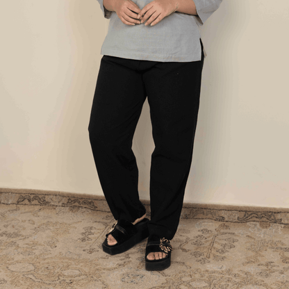 Women's Lounge Pant | Black | Fits Waist Size 28" to 36" – Womens Pants by Hope - House of Pure Eco available on Brown Living™. . SKU: BT01015. Img 6.