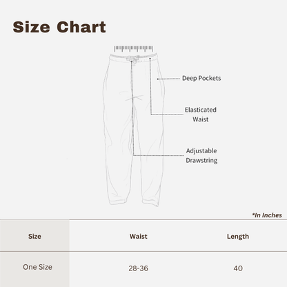 Women's Lounge Pant | Black | Free Size – Womens Pants by Hope - House of Pure Eco available on Brown Living™. . SKU: 213 - 09855 - BT01015. Img 3.