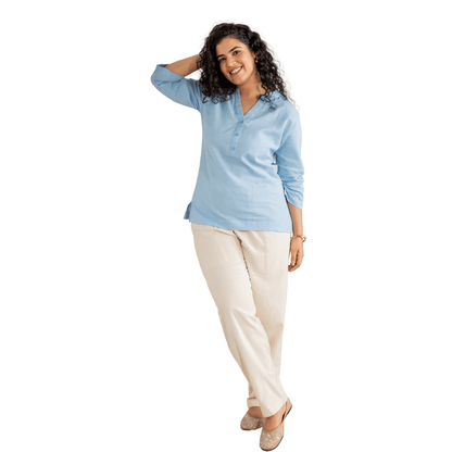 Women's Lounge Pant | Cream | Waist Size 28" to 36" – Womens Pants on Brown Living™. SKU: BT01012. Img 7.