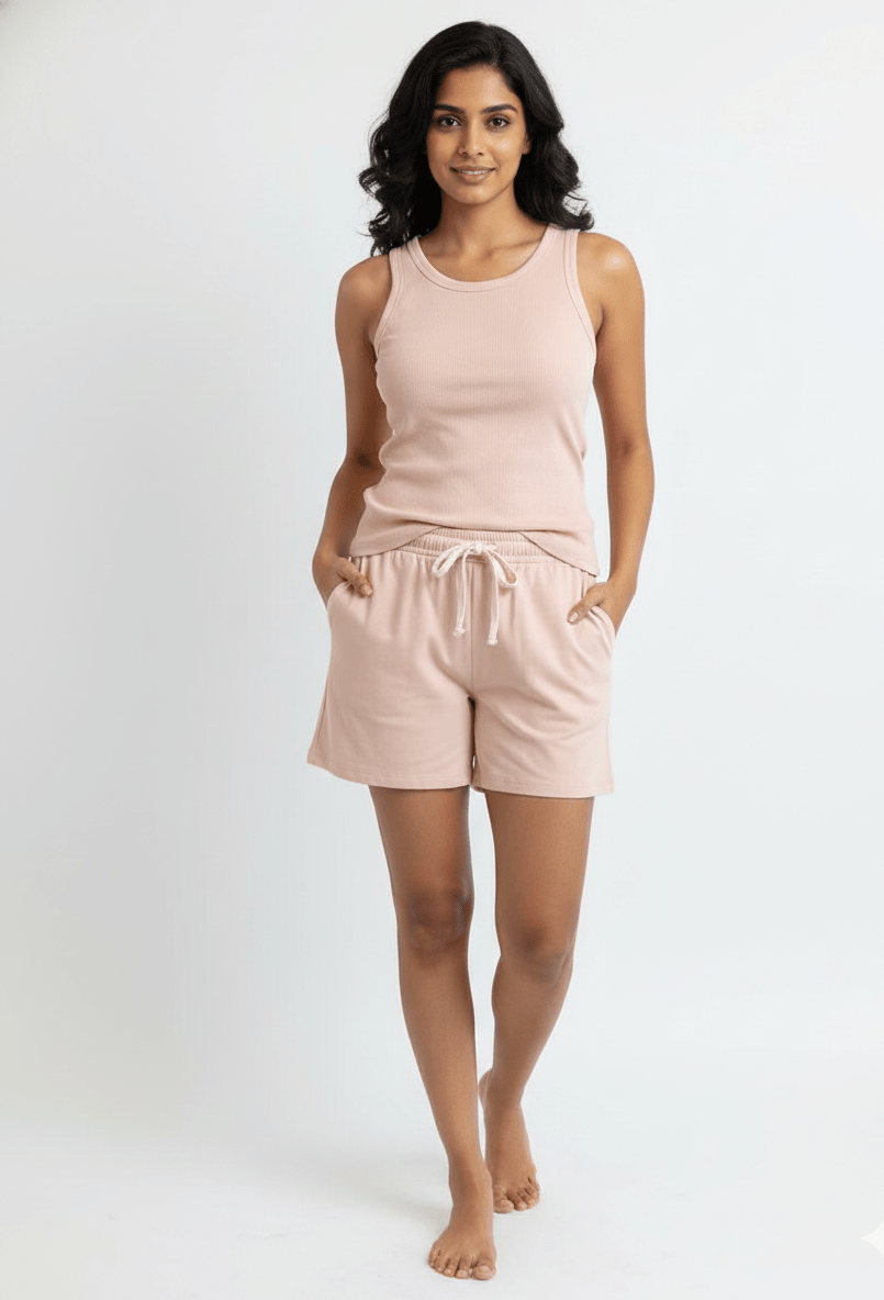 Women’s Yoga & Athleisure Shorts – Comfortable & Breathable Wear – Womens Shorts on Brown Living™. SKU: 3116015-001-03. Img 8.