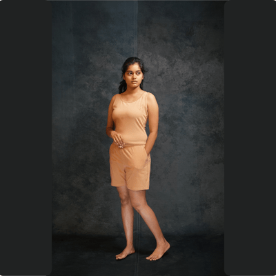 Women’s Yoga & Athleisure Shorts – Comfortable & Breathable Wear – Womens Blouse on Brown Living™. SKU: 3116015-1xs. Img 1.