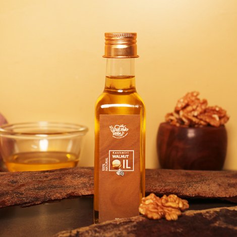 Wood Pressed Kashmiri Walnut Oil | Kashmiri Akhrot ka Tel | Verified Sustainable by Brown Living™