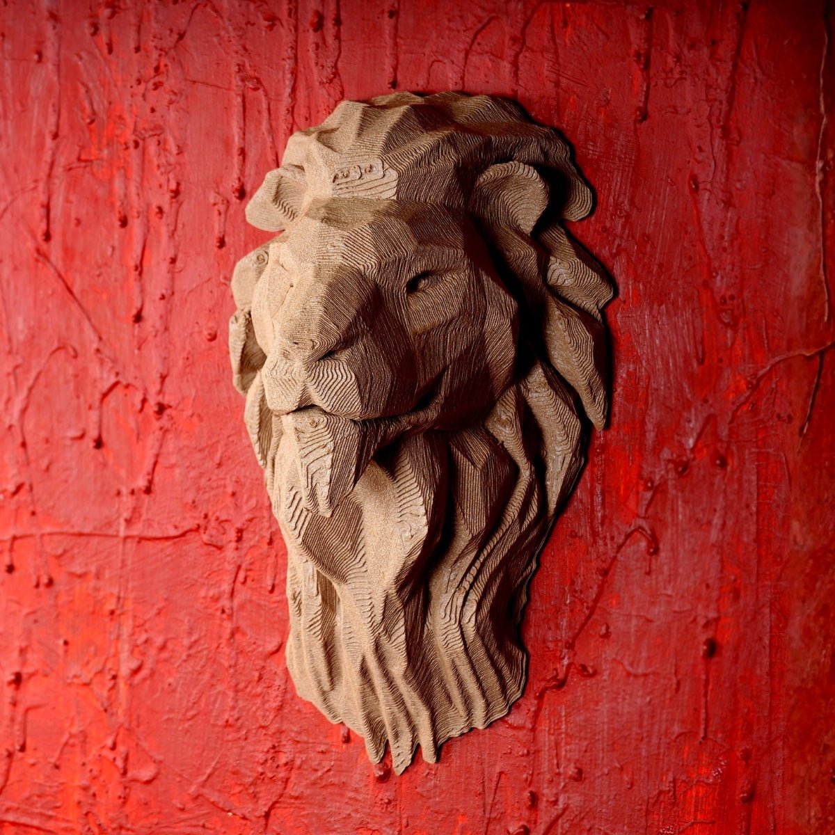 Wooden Braveheart Plant - Based Light Wood Wall Decor – Home Decor on Brown Living™. SKU: WOBREDPLLWA025. Img 1.